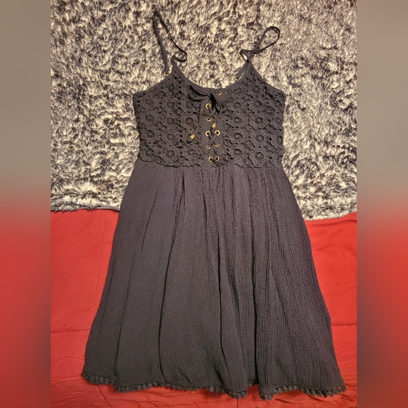 Forever 21 Dresses & Skirts - Forever 21 Black Lace Mini Dress